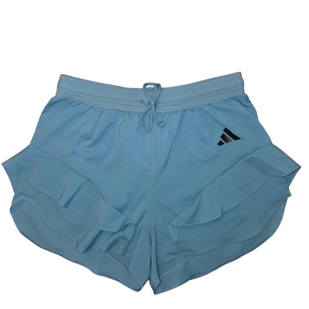 Adidas Made To Be Remade Running Shorts Sky Blue Size Small 3" S3 HY8443